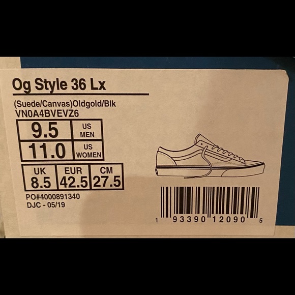 Vans vault og old gold/black - Picture 3 of 3